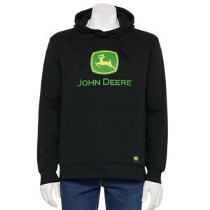 John Deere Core Graphic Logo Hoodie Black- Size XL